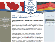 Tablet Screenshot of germanschoollondon.com